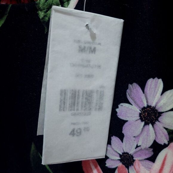 NWT Suzy Shier Floral Scuba Dress - Picture 5 of 11